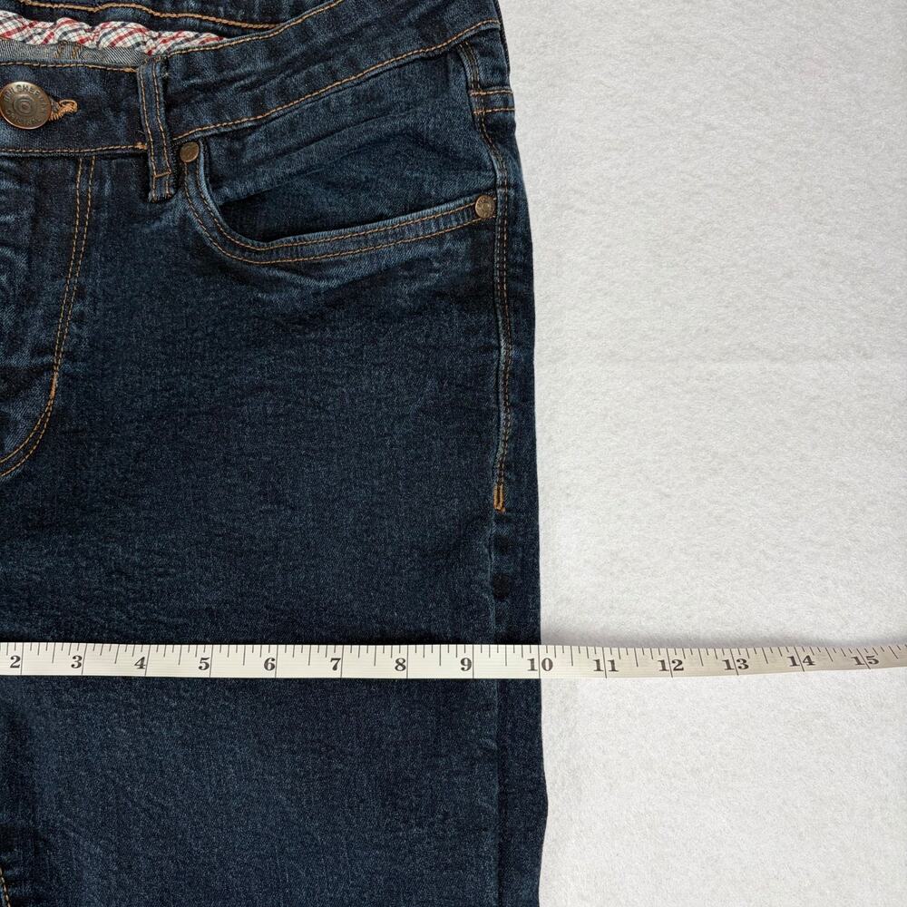 Ben Sherman Slim Straight Jeans Men’s 33x32 Dark Wash Stretch Y2K Denim - Picture 6 of 11